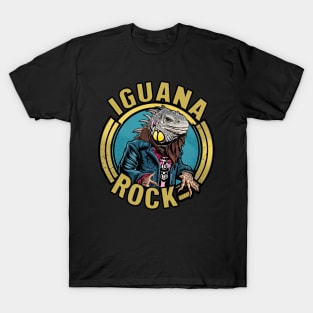 Lizard Rockstar - Iguana Rock T-Shirt